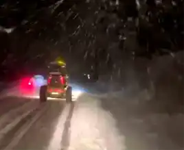 Adıyaman'da Yoğun Kar Yağışı Ulaşımı Felç Etti
