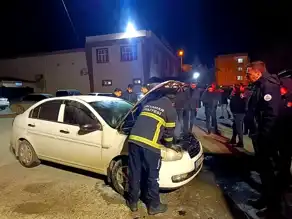 Adıyaman'da Park Halindeki Araçta Yangın!