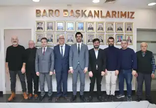 Yerel Gazeteciler Birliği, Baro Başkanını Ziyaret Etti