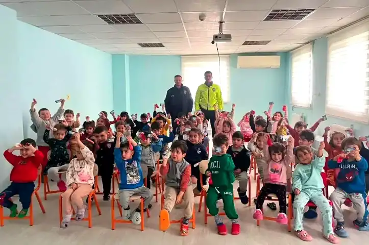 Adıyaman'da Miniklere Trafik Eğitimi