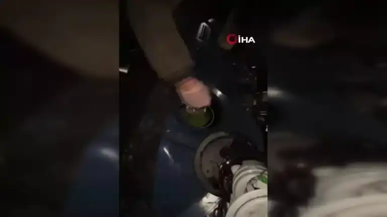 Yakıt Deposunda Uyuşturucu Baskını